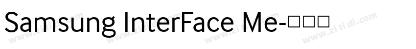 Samsung InterFace Me字体转换
